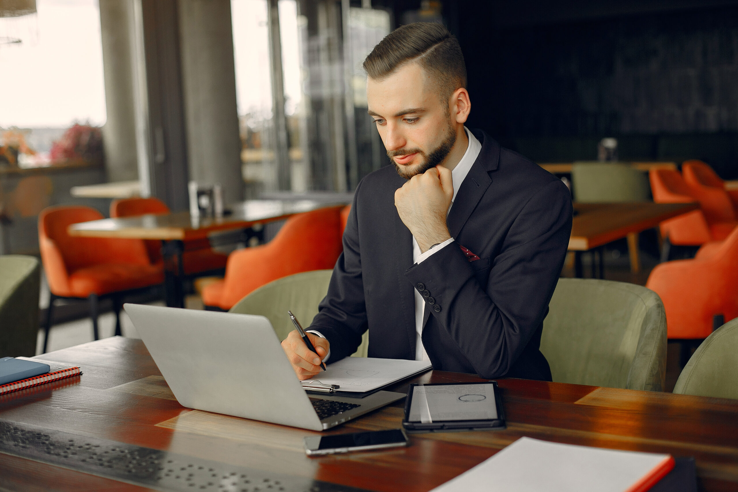 A VA working efficiently at a startup law firm, illustrating the success story of hiring through Bionic Talent, a trusted recruitment outsourcing company.